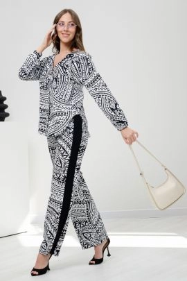 Брюки 8362 орнамент последний размер