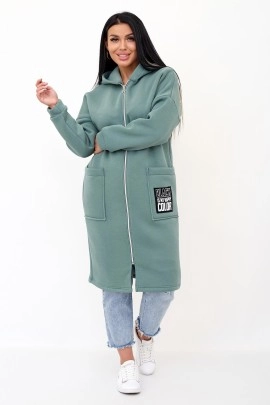 Толстовка женская 9866 (светло зеленый)