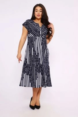 Платье 599183 темно-синий последний размер