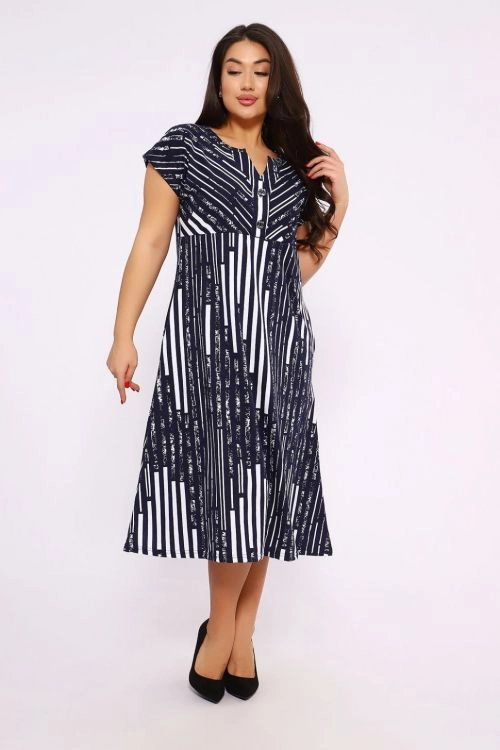 Платье 599183 темно-синий последний размер