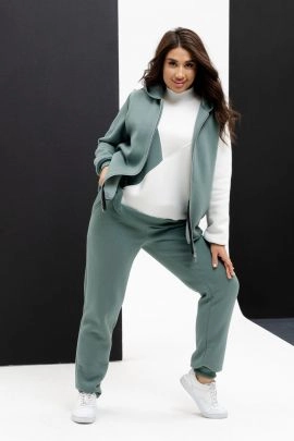 Костюм Виньет оливковый + молочный последний размер