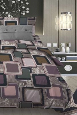 Лабиринт(коричневый) КПБ бязь