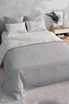 Постельное белье - Кракле Серый