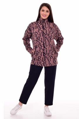 Костюм 5-287б какао + синий последний размер