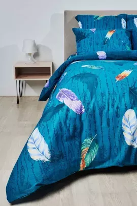 Постельное белье - Перья зеленые