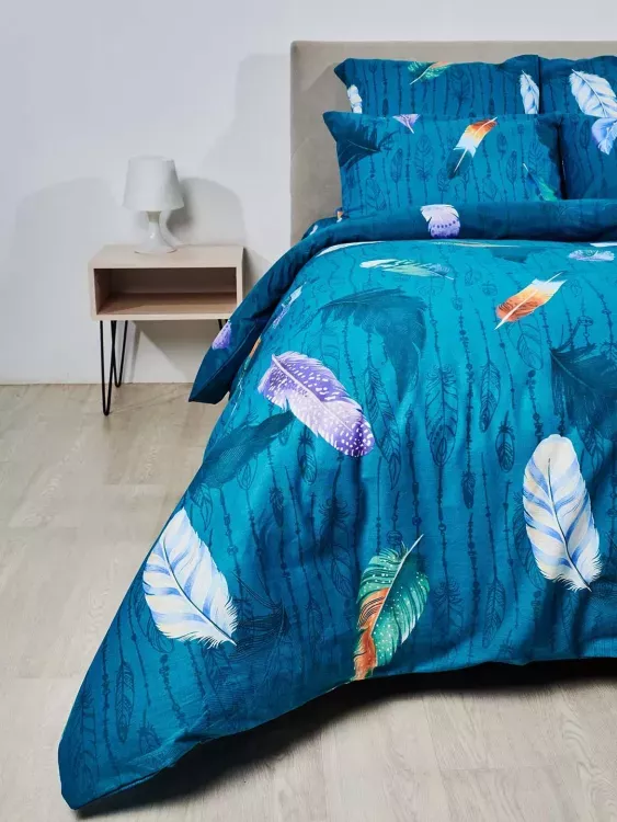 Постельное белье - Перья зеленые