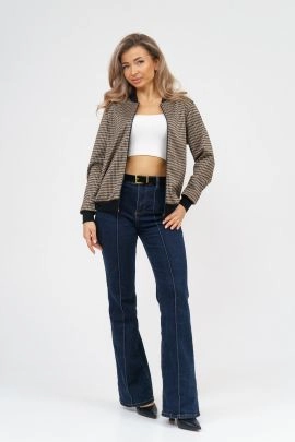 ТЖ-13 НСД Толстовка женская (жаккард) Капучино