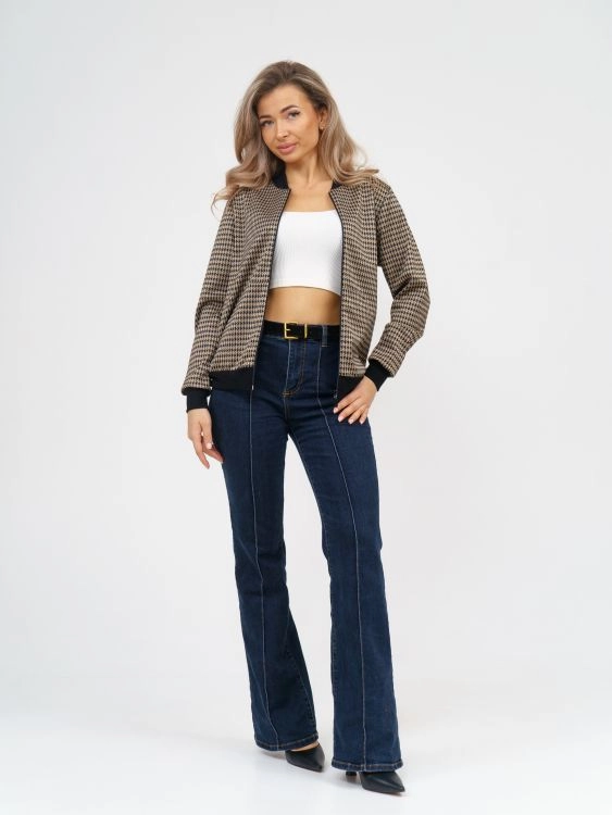 ТЖ-13 НСД Толстовка женская (жаккард) Капучино