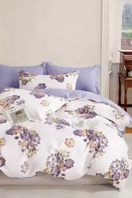 Постельное белье сатин элит на молнии - Букет