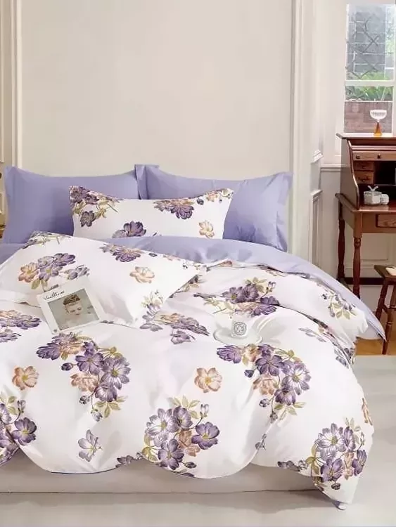 Постельное белье сатин элит на молнии - Букет