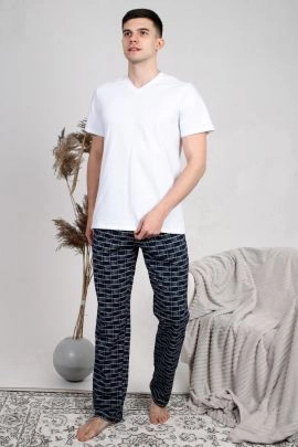 Брм-02 НСД Брюки  мужские (кулирка) Темно-синий