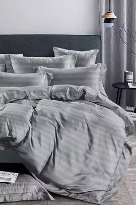 Постельное белье - Светлый серый
