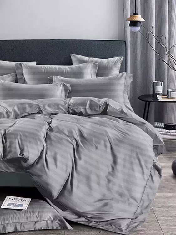 Постельное белье - Светлый серый