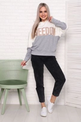 Толстовка 57059 меланж последний размер