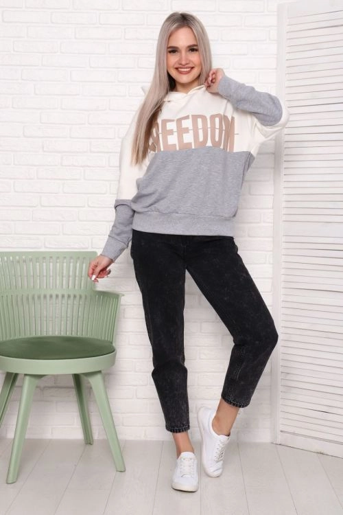 Толстовка 57059 меланж последний размер