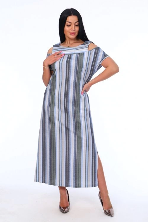 Сарафан 35868 голубой последний размер