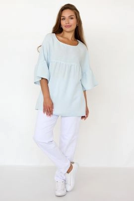 Блузка 8778 Б (голубой)