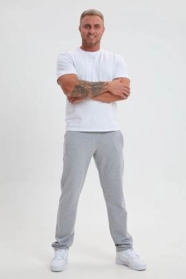 Брюки мужские 22289 серый меланж последний размер
