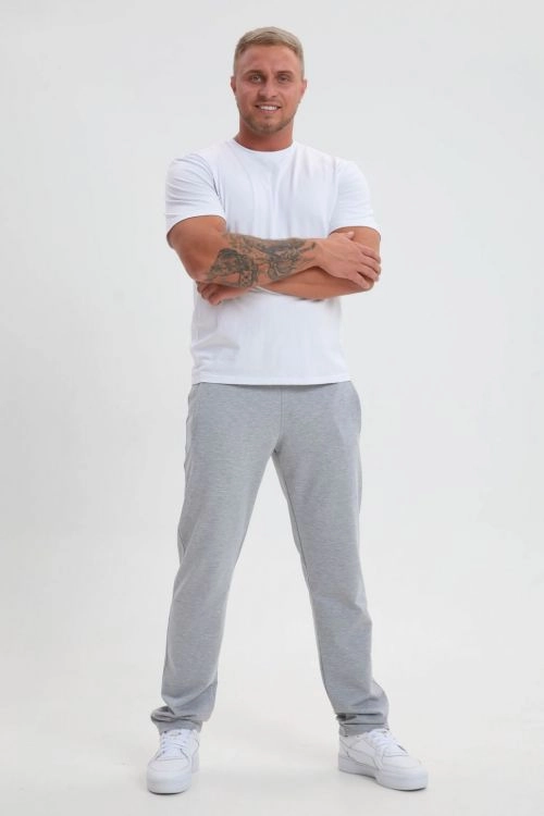 Брюки мужские 22289 серый меланж последний размер