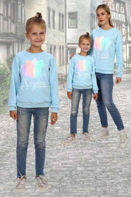 Толстовка детская Данила голубой последний размер