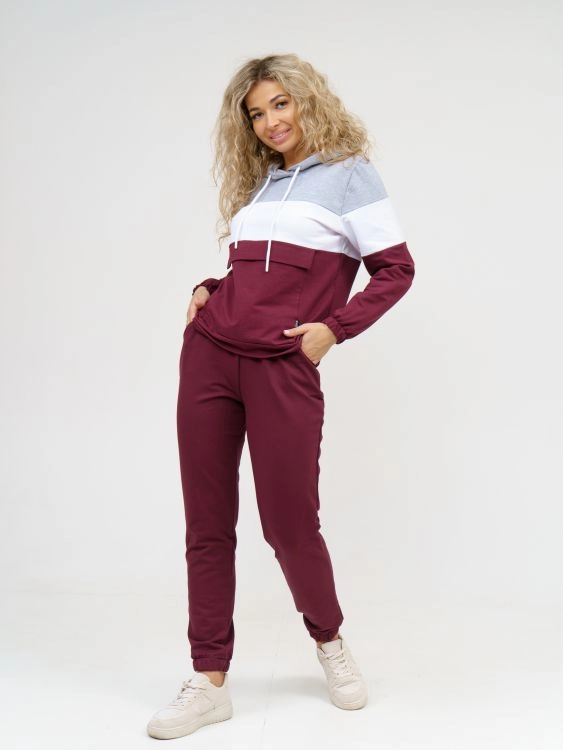 Костюм спортивный Кардио (бордо)