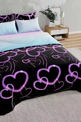 Постельное белье - Неоновые Сердца