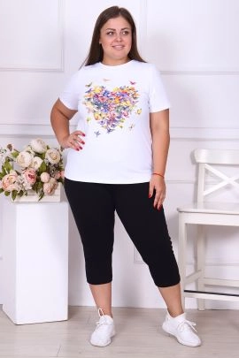 Бриджи кулирка с лайкрой