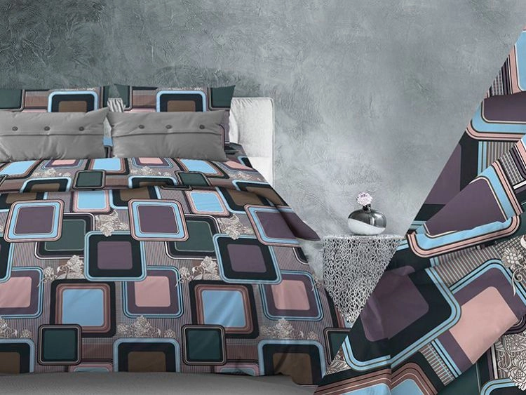 Лабиринт(василек) КПБ бязь