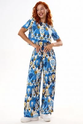 Костюм Экзотика 3 синий последний размер