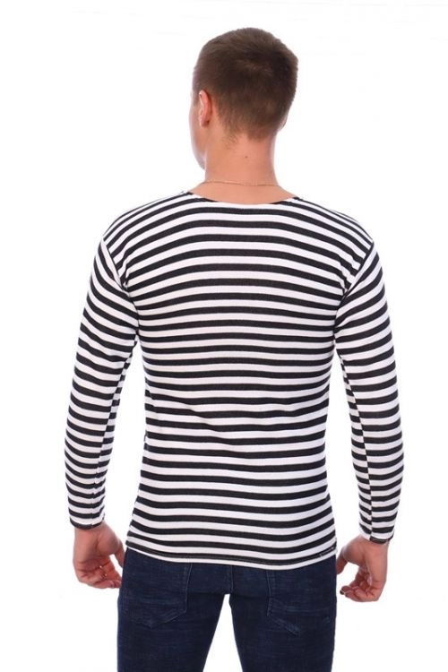 Тельняшка начес, черная полоса