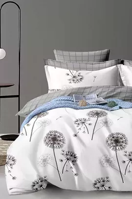 Постельное белье сатин элит на молнии - Одуванчик