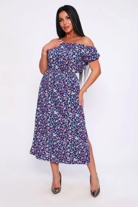 Платье 71068 чернильный последний размер