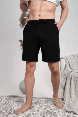 Шм-02 НСД Шорты мужские (футер) Чёрный