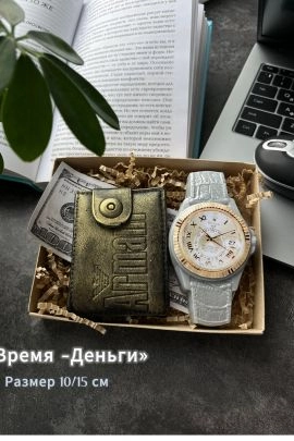 89601 набор мыла "Часы - Кошелек"