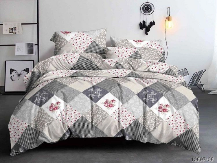 Комплект постельного белья (КПБ) Пэчворк полисатин 70*70 последний размер