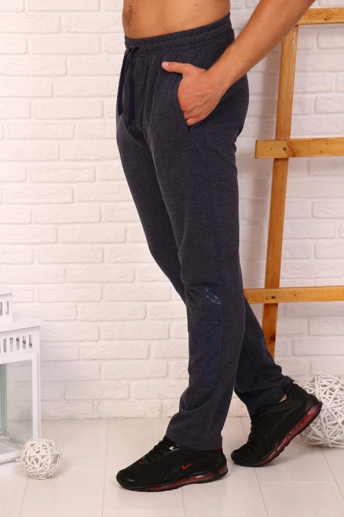 Брюки мужские 32028 серый меланж последний размер