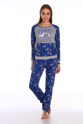 Пижама С-51 Олень синий последний размер