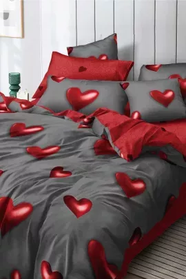 Постельное белье поплин эксклюзив на молнии - Только любовь