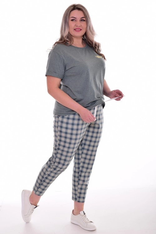 Пижама женская 5-312а (шалфей)