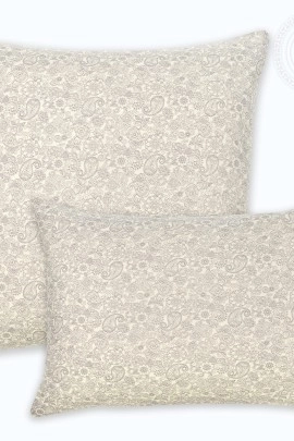 Трикотажная наволочка на молнии Ажур кремовый 258 70х70 258