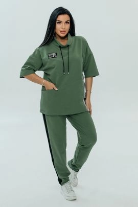 Костюм женский "Олимпия" оливковый
