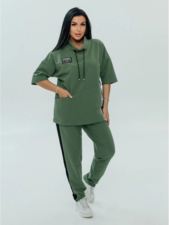 Костюм женский "Олимпия" оливковый