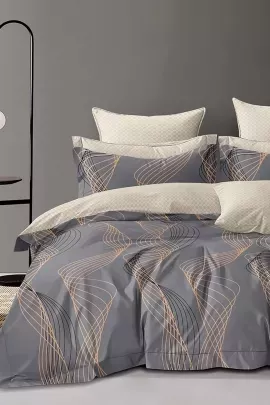 Постельное белье сатин элит на молнии - Тартан