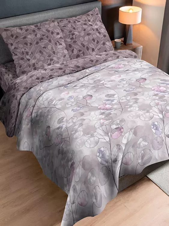 Постельное белье перкаль - Перламутровый эвкалипт