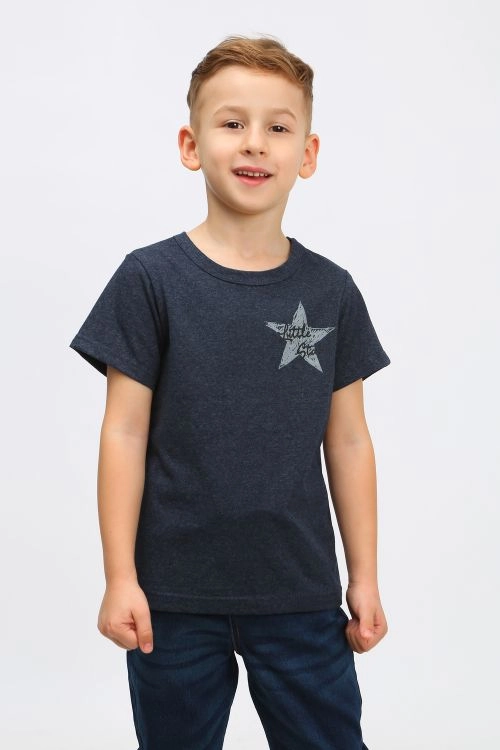 Футболка арт.ФУ-М/звезда-индиго