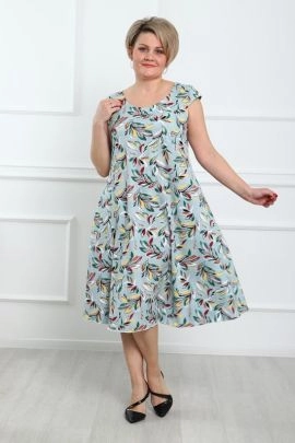 Платье Лето Фисташка