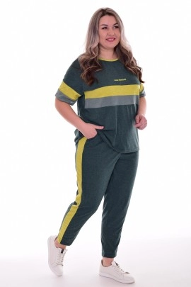 Костюм женский 5-296е (изумруд)