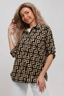 Рубашка 53029 темно-синий последний размер