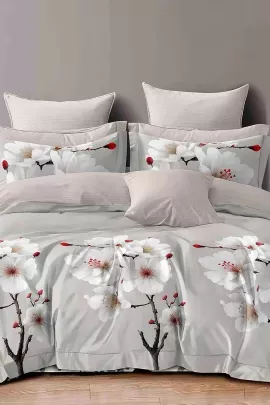Постельное белье сатин элит на молнии - Цветущие яблони