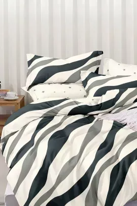 Постельное белье из поплина эксклюзив на молнии - Кармин